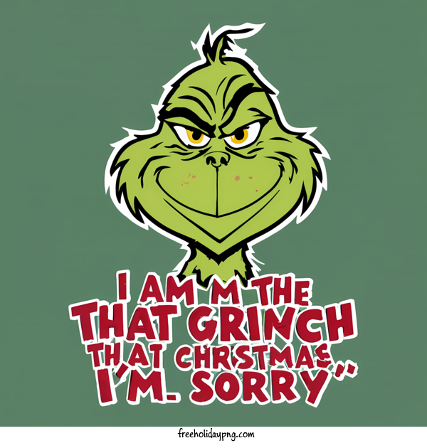 Transparent Christmas Grinch The Grin Santa Claus for Grinch for Christmas