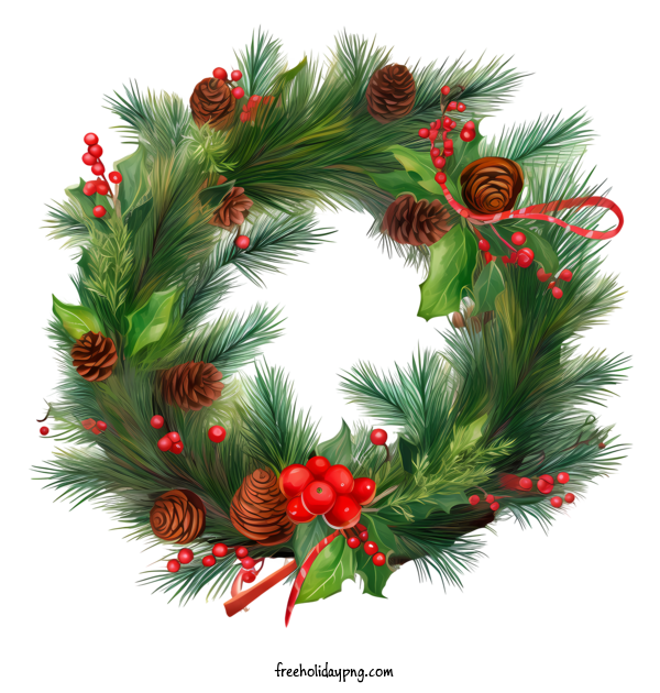 Transparent Christmas Christmas Wreath christmas wreath holiday decoration for Christmas Wreath for Christmas