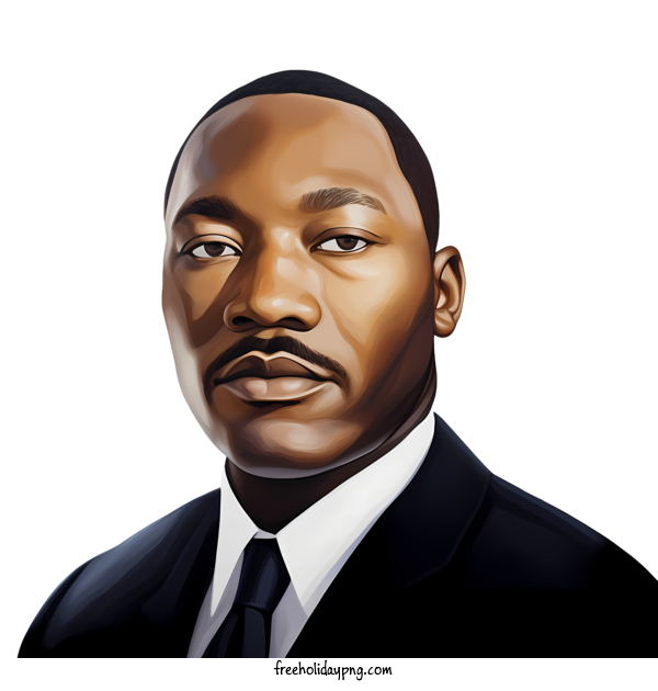 Transparent Martin Luther King Jr. Day MLK Day Malcolm X civil rights activist for MLK Day for Martin Luther King Jr Day