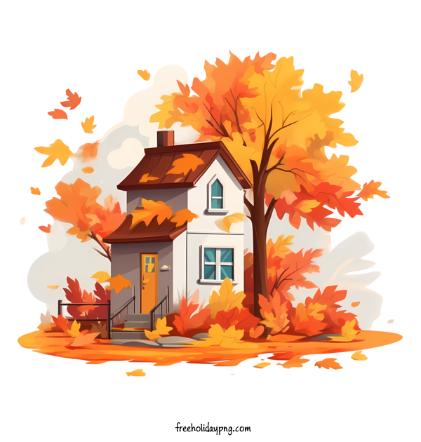 Transparent Thanksgiving Autumn House autumn house for Autumn House for Thanksgiving