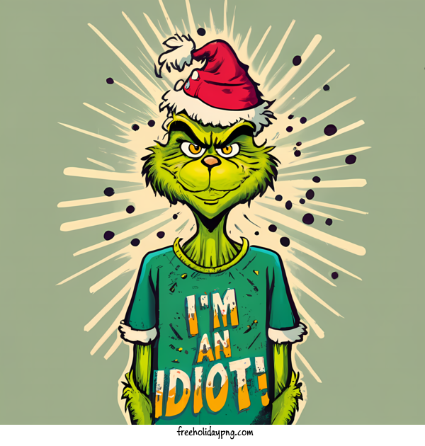 Transparent Christmas Grinch Sassy cute for Grinch for Christmas
