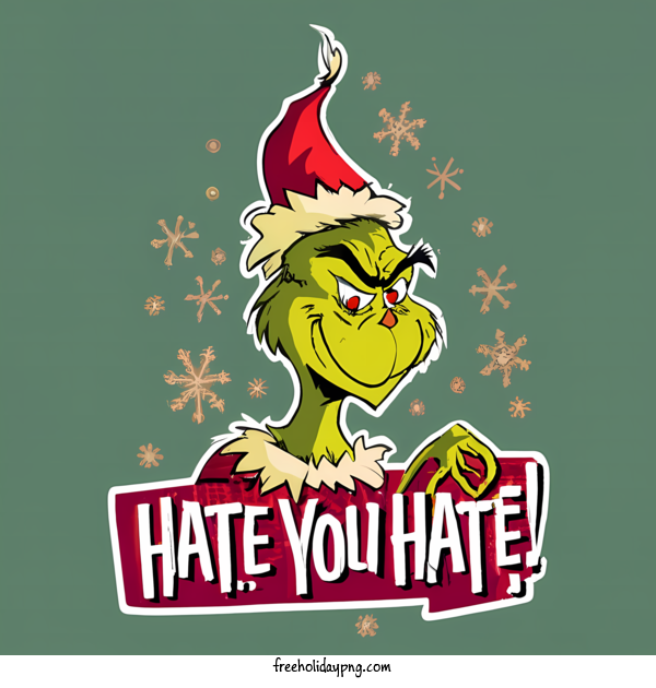 Transparent Christmas Grinch happy cartoon for Grinch for Christmas