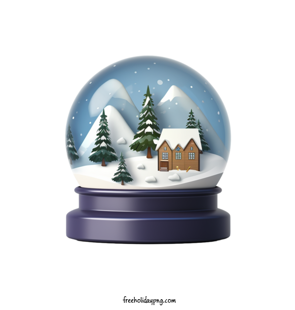 Transparent Christmas Christmas Snowball snow globe cabin for Christmas Snowball for Christmas