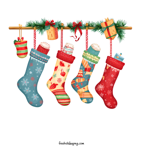Transparent Christmas Christmas Stocking christmas stockings stockings hanging on a rope for Christmas Stocking for Christmas
