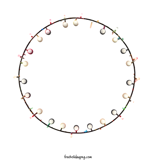 Transparent Christmas Christmas Lights circle christmas decoration for Christmas Lights for Christmas
