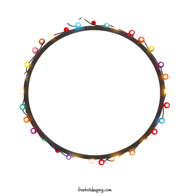 Transparent Christmas Christmas Lights circle colorful for Christmas Lights for Christmas