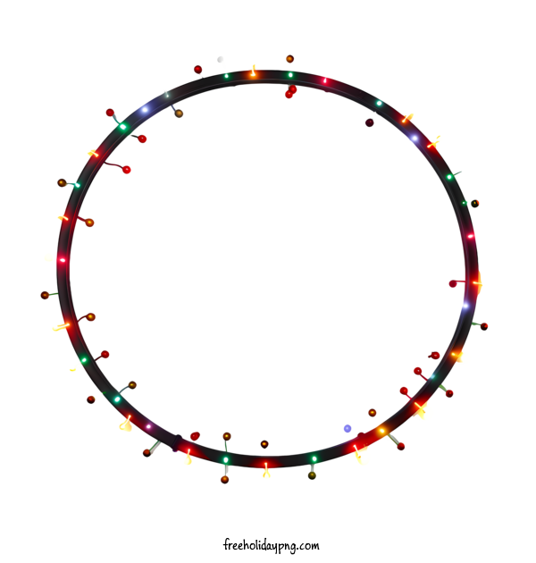 Transparent Christmas Christmas Lights round circle for Christmas Lights for Christmas