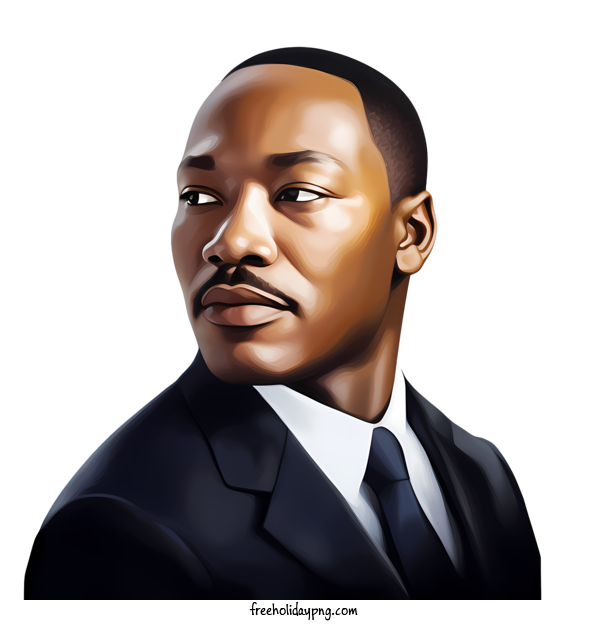 Transparent Martin Luther King Jr. Day MLK Day Malcolm X civil rights leader for MLK Day for Martin Luther King Jr Day