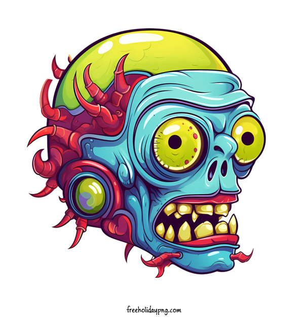 Transparent halloween zombie zombie monster for zombie for Halloween