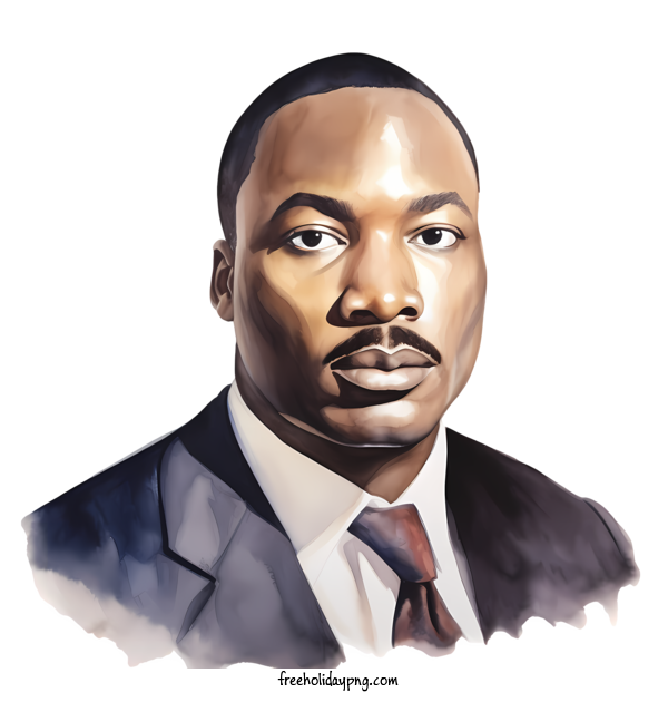 Transparent Martin Luther King Jr. Day MLK Day portrait man for MLK Day for Martin Luther King Jr Day