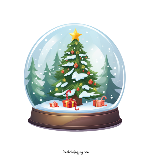 Transparent Christmas Christmas Snowball tree snow globe for Christmas Snowball for Christmas
