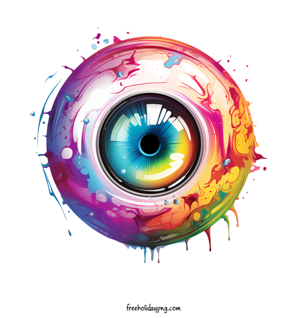Transparent Halloween Halloween Eyeball Colorful Eye for Halloween Eyeball for Halloween