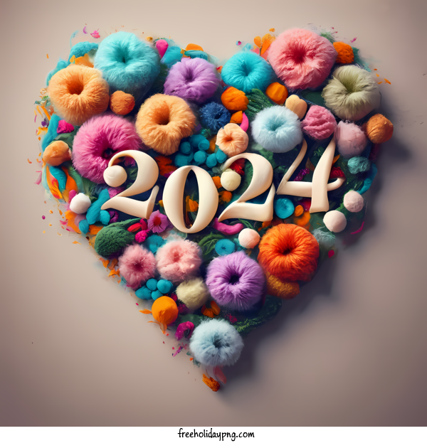 Transparent New Year Happy New Year 2024 Crafts Creative for Happy New Year 2024 for New Year