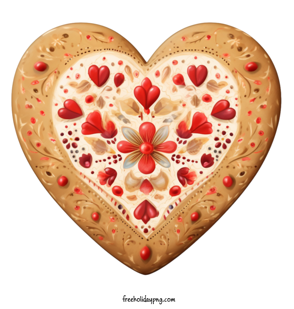 Transparent Christmas Christmas Cookies heart Valentine's Day for Christmas Cookies for Christmas