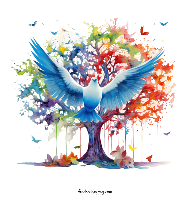 Transparent International Day of Peace World Peace Day tree birds for World Peace Day for International Day Of Peace
