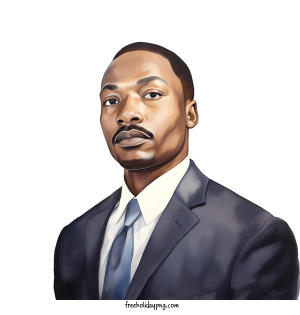 Transparent Martin Luther King Jr. Day MLK Day businessman suit for MLK Day for Martin Luther King Jr Day