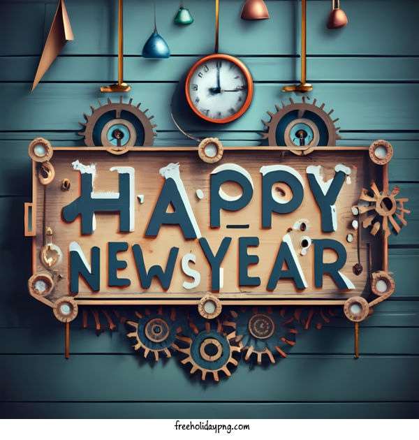 Transparent New Year Happy New Year happy new year clock for Happy New Year for New Year