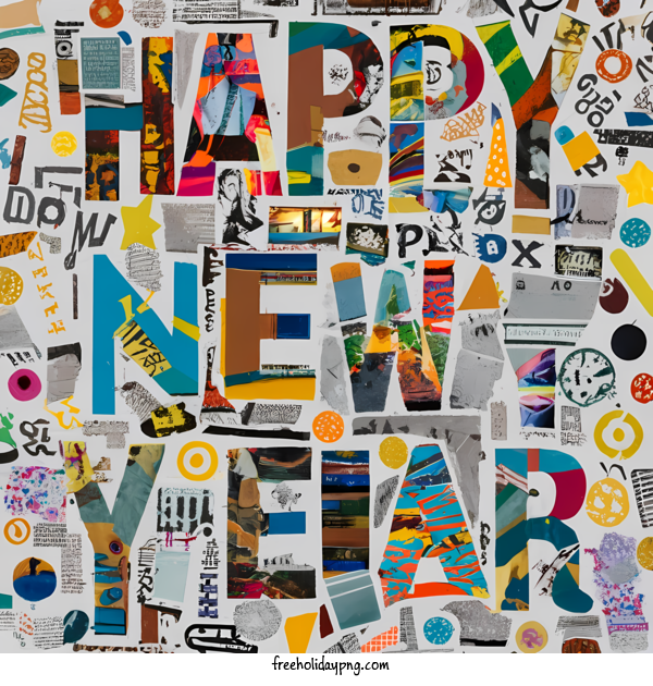 Transparent New Year Happy New Year happy new year collage for Happy New Year for New Year