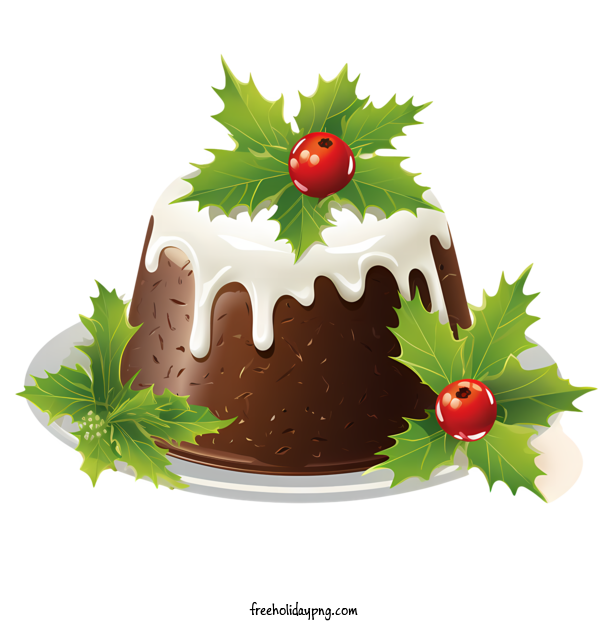 Transparent Christmas Christmas Pudding Chocolate mousse Christmas dessert for Christmas Pudding for Christmas