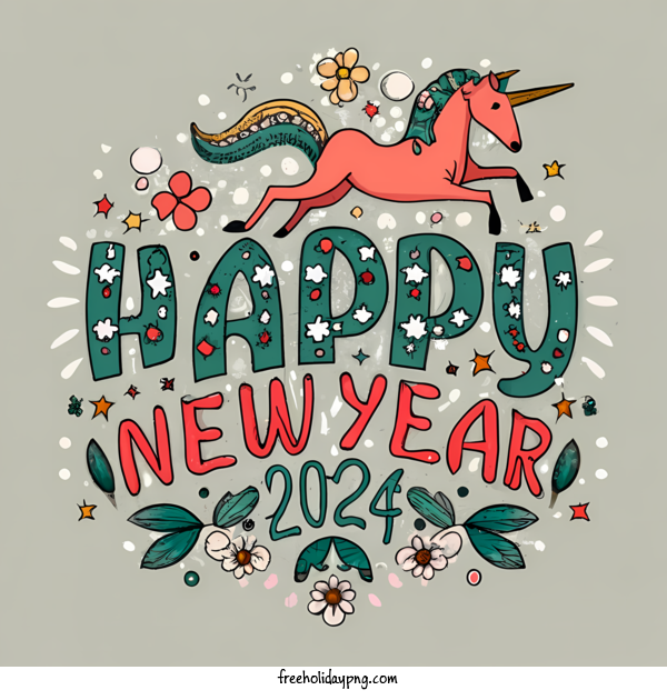 Transparent New Year Happy New Year happy new year unicorn for Happy New Year for New Year