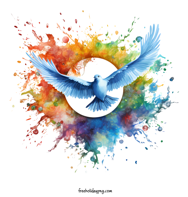 Transparent International Day of Peace World Peace Day bird colorful for World Peace Day for International Day Of Peace