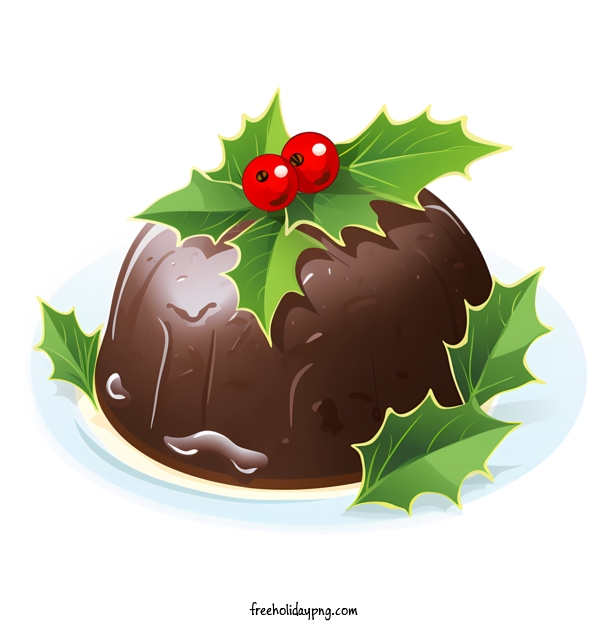 Transparent Christmas Christmas Pudding chocolate mousse for Christmas Pudding for Christmas
