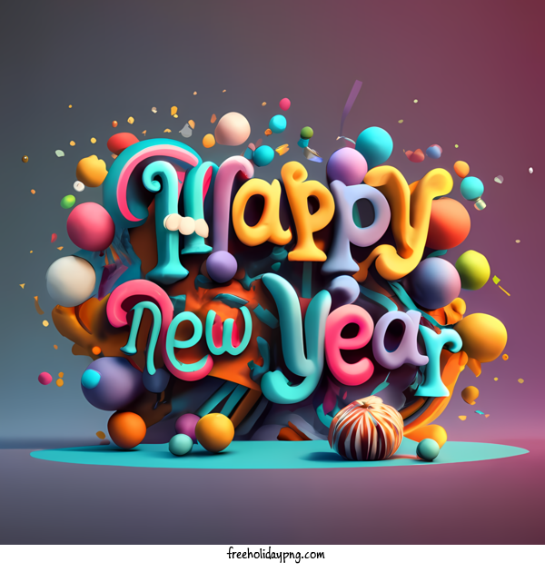 Transparent New Year Happy New Year happy new year colorful for Happy New Year for New Year