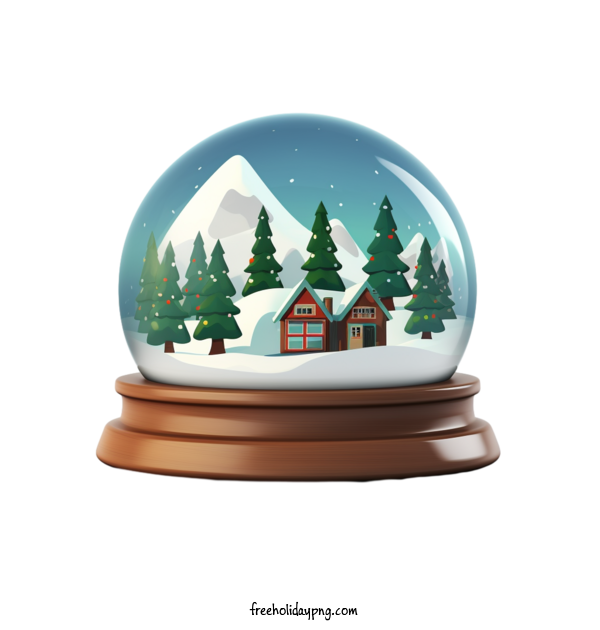 Transparent Christmas Christmas Snowball landscape snow globe for Christmas Snowball for Christmas