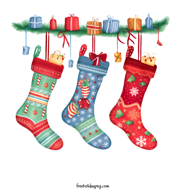 Transparent Christmas Christmas Stocking christmas socks for Christmas Stocking for Christmas