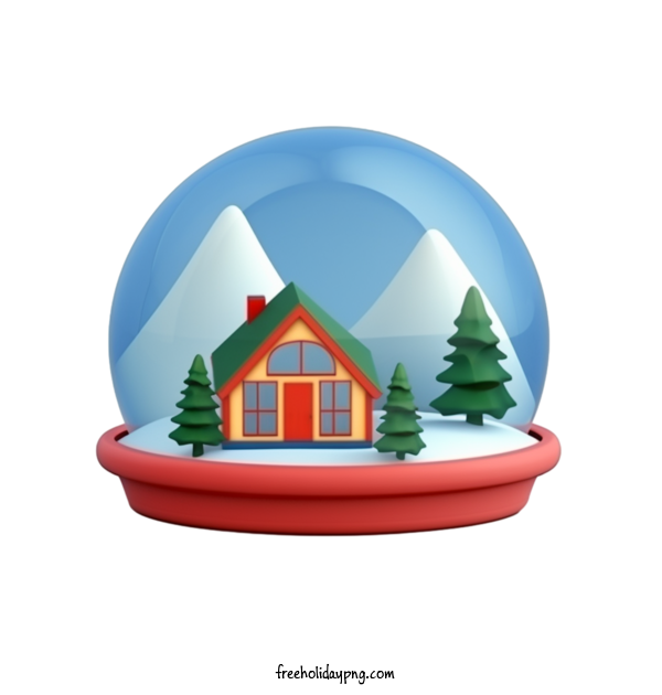 Transparent Christmas Christmas Snowball house snow globe for Christmas Snowball for Christmas