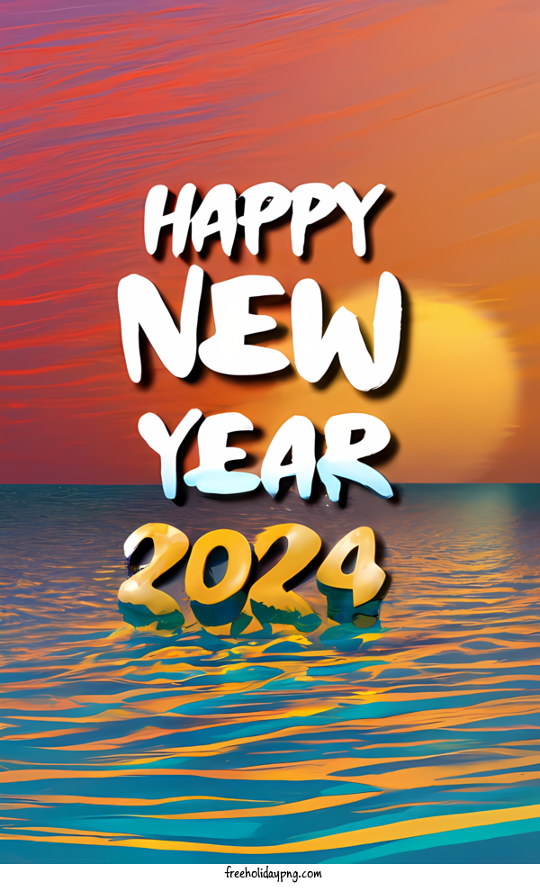 Transparent New Year Happy New Year 2024 happy new year sunset for Happy New Year 2024 for New Year