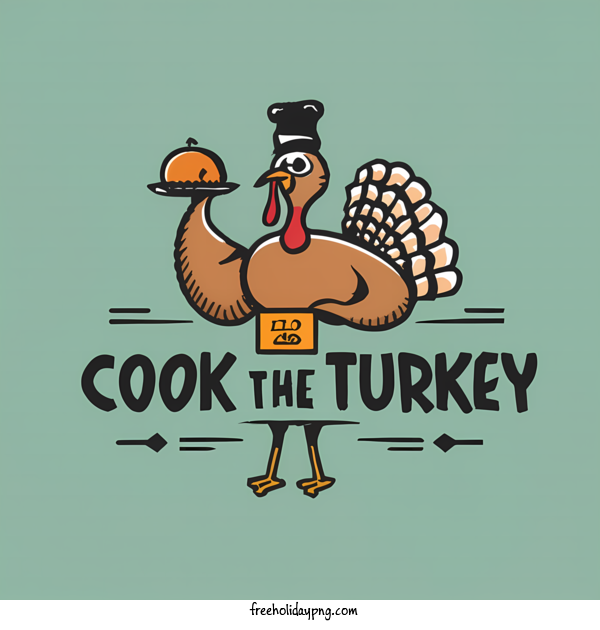 Transparent Thanksgiving Happy Thanksgiving turkey cook for Happy Thanksgiving for Thanksgiving