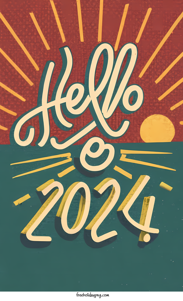 Transparent New Year Happy New Year 2024 hi hello for Happy New Year 2024 for New Year