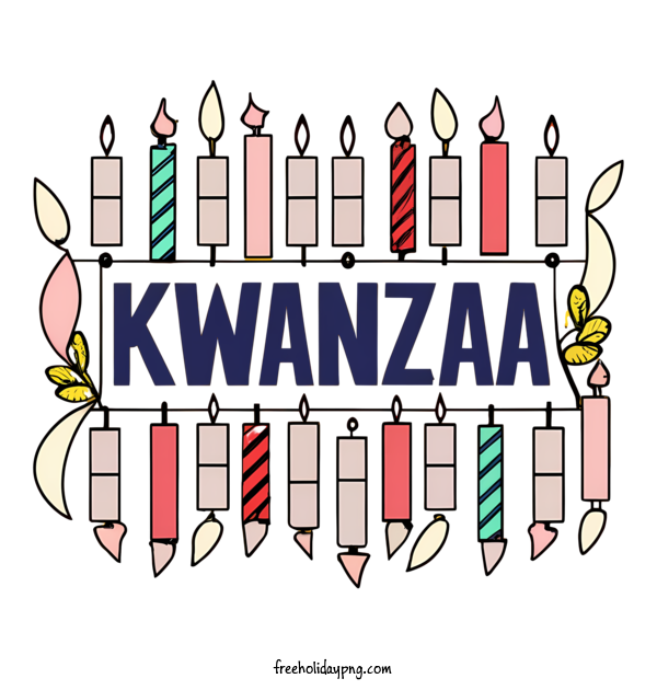 Transparent Kwanzaa Happy Kwanzaa birthday candles for Happy Kwanzaa for Kwanzaa