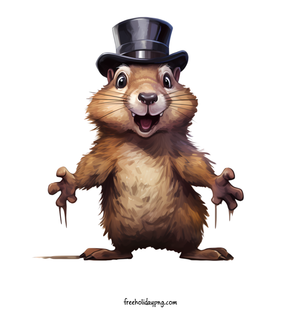 Transparent Groundhog Day Groundhog Day squirrel furry for Groundhog for Groundhog Day