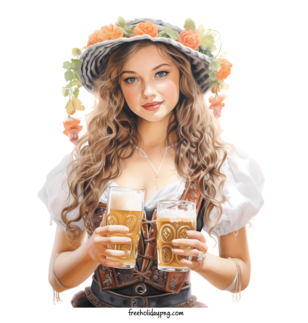 Transparent Oktoberfest Beer Festival Oktoberfest girl beer for Beer Festival Oktoberfest for Oktoberfest