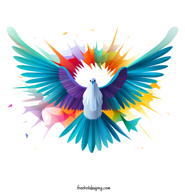 Transparent International Day of Peace World Peace Day Blue bird colorful for World Peace Day for International Day Of Peace