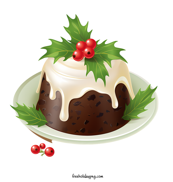 Transparent Christmas Christmas Pudding christmas pudding holiday dessert for Christmas Pudding for Christmas