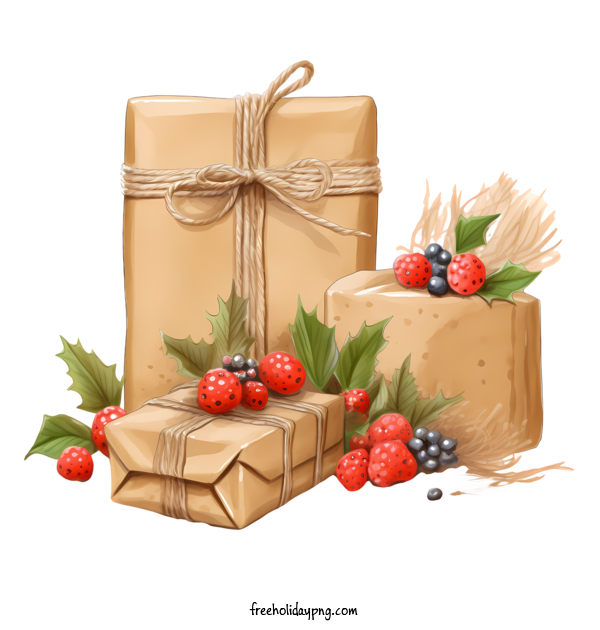 Transparent christmas christmas present fruit gift box for christmas present for Christmas