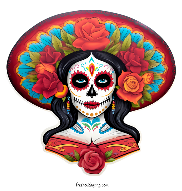Day of the Dead La Calavera Catrina Day of the Dead sugar skull for La ...