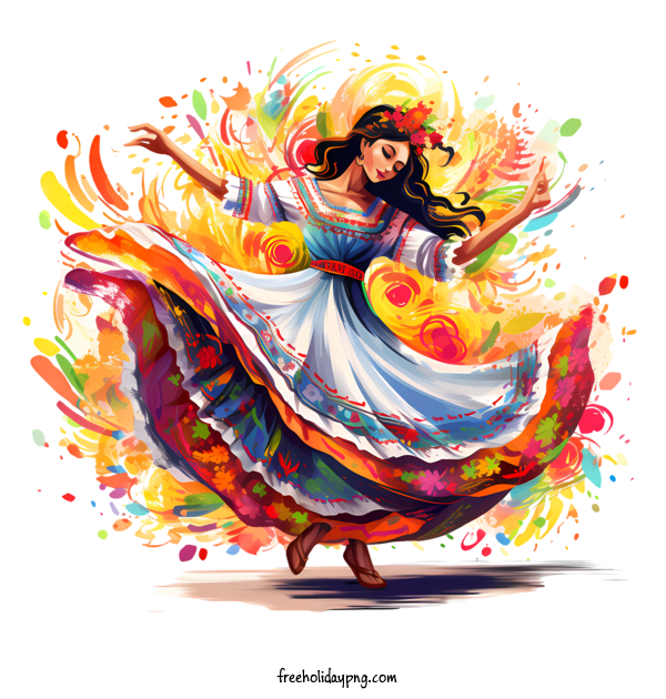 Transparent Mexico Independence Day Mexican Independence Day dance colorful for Mexican Independence Day for Mexico Independence Day