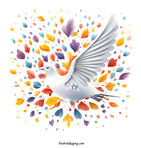 Transparent International Day of Peace World Peace Day dove flying for World Peace Day for International Day Of Peace