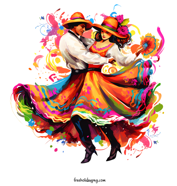 Transparent Mexico Independence Day Mexican Independence Day dance woman for Mexican Independence Day for Mexico Independence Day