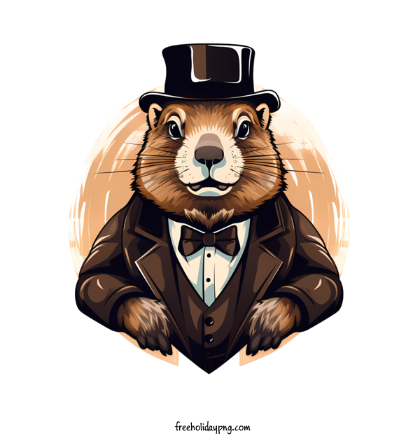Transparent Groundhog Day Groundhog Day beaver critter for Groundhog for Groundhog Day