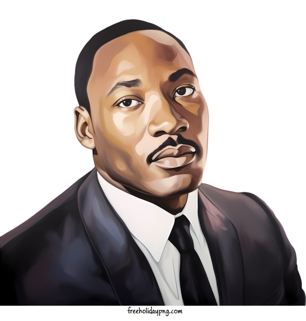 Transparent Martin Luther King Jr. Day MLK Day Image content portrait for MLK Day for Martin Luther King Jr Day
