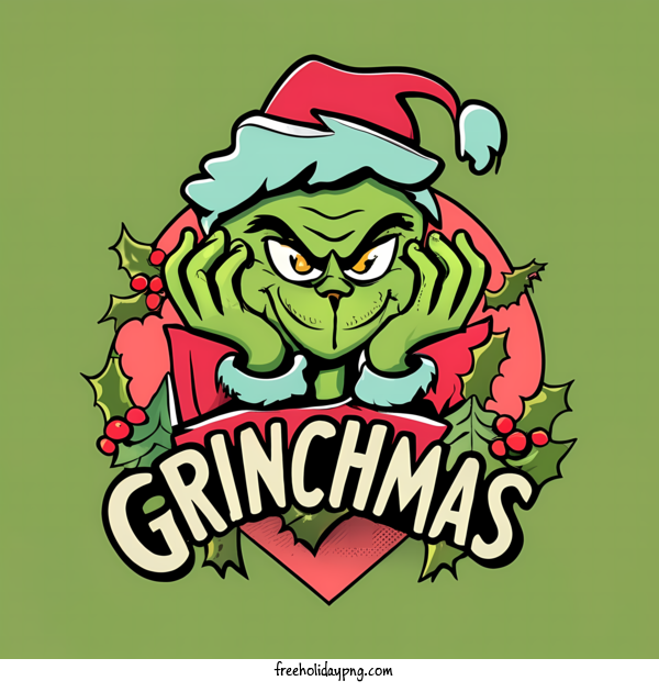 Transparent Christmas Christmas Grinch grin cartoon for Christmas Grinch for Christmas
