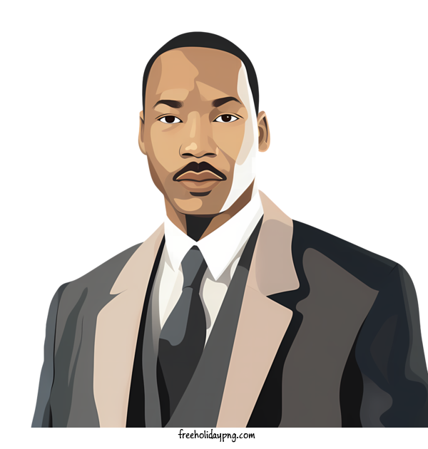 Transparent Martin Luther King Jr. Day MLK Day man black for MLK Day for Martin Luther King Jr Day