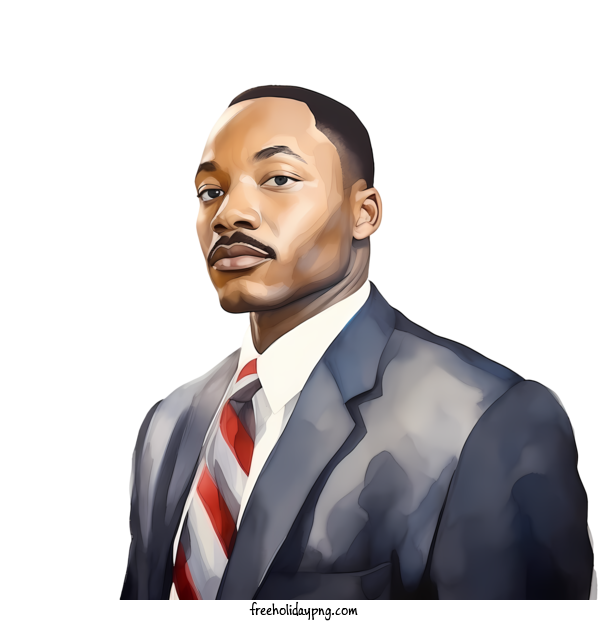 Transparent Martin Luther King Jr. Day MLK Day black man business attire for MLK Day for Martin Luther King Jr Day