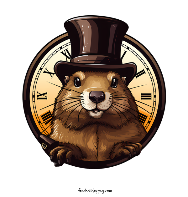 Transparent Groundhog Day Groundhog Day beaver fur for Groundhog for Groundhog Day