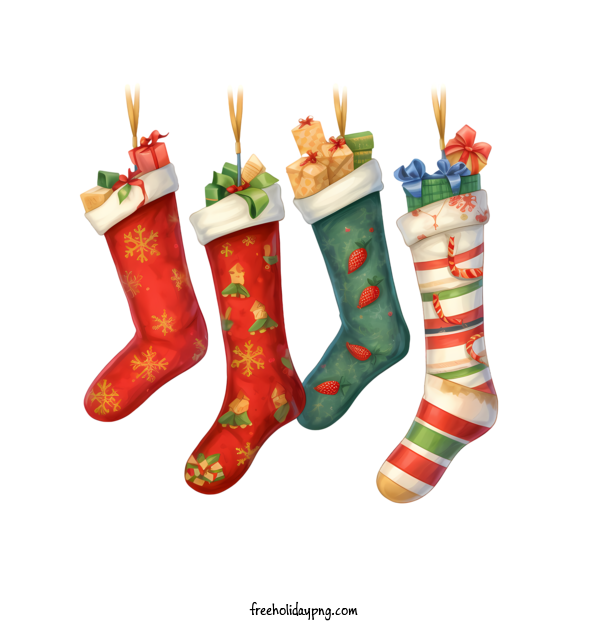 Transparent Christmas Christmas Stocking christmas socks holiday decoration for Christmas Stocking for Christmas